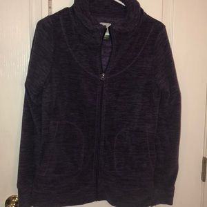comfy fuzzy purple jacket